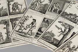 Black and White Etching Cards   