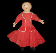 canvas Presbyterian doll