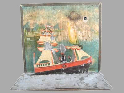 mechanical boat on waves